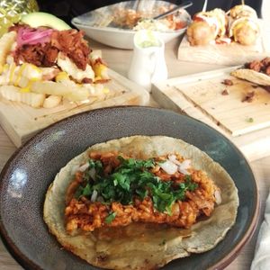 Taco de Chicharrón at Mad Lab in Mexico City