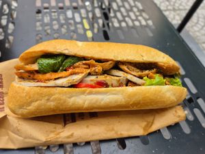 Mixed at Bánh Mì Xanh in Ho Chi Minh City