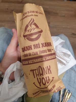 Spicy bánh Mì - 7.5/10 at Bánh Mì Xanh in Ho Chi Minh City