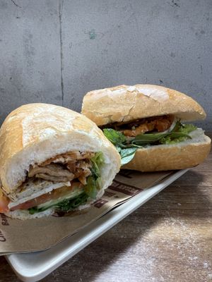 Mixed banh mi  at Bánh Mì Xanh in Ho Chi Minh City