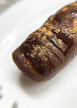 Vegan "Kartoshka" cake at BORSHÖF in Yerevan