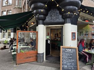 On the corner at The Cottage in Amsterdam