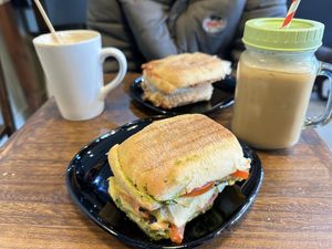 Artichoke Panini (Vegan)   at Coffee In the Wood in South West London