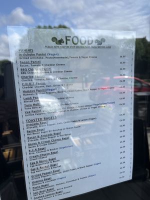 5 vegan sandwiches   at Coffee In the Wood in South West London