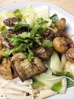 Forgot the name. I quite liked it but my Chinese friend says it looks plain at CYN CYN Handpulled Noodles in Hamburg