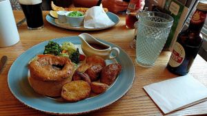 Mushroom and Ale Pie at The Lamb in Ely