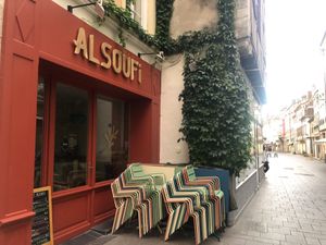 Close to the cathedral   at Alsoufi in Chalon-sur-saone
