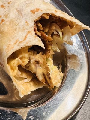 Was hungry so I took already a bite before the photo  at Döner Kebab in Halmstad