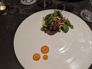 Sunshine and King Trumpet Mushroom at Georgia Boy  in Atlanta