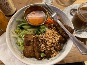 Tofu vermicelli at Cha Pa's Noodles and Grill in New York City