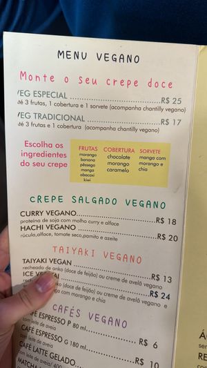   at Hachi Crepe & Cafe in Sao Paulo