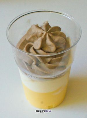 The best self made ice cream ever! at Vegetarian Dinner Club in Amsterdam