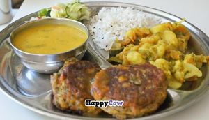 Nice vegetarian meal  at Vegetarian Dinner Club in Amsterdam