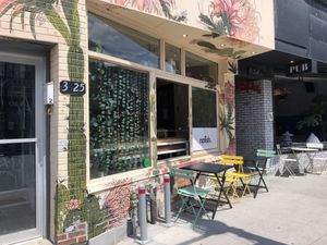 Outside  at NoFish Poke in Montreal