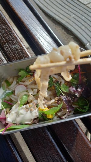 handgemachte udon nudeln at Matsuri Streetfood in Remscheid