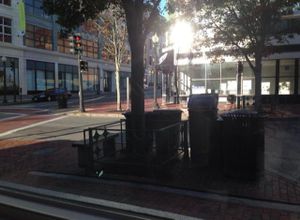 nice views of the city if you get a window seat at The Green Bean in New Bedford