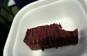 Cherry ripe slice. Very nicee  at Passel Foods in North Melbourne