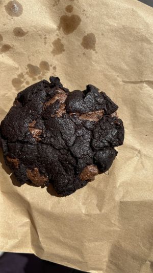 Double choc chip cookie. Fine but not incredible   at Passel Foods in North Melbourne
