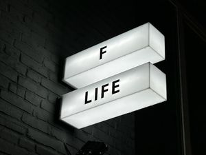 Sign   at F LIFE  in Veldhoven