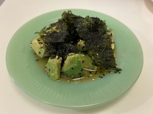 Avocado with seaweed  at F LIFE  in Veldhoven