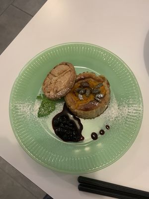 Pumpkin tofu pie  at F LIFE  in Veldhoven