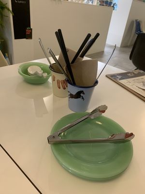 Plates and cutlery  at F LIFE  in Veldhoven