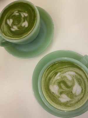 Matcha latte  at F LIFE  in Veldhoven