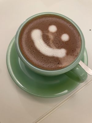 Cocoa latte  at F LIFE  in Veldhoven