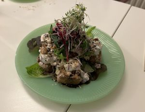 Fried tofu Japanese style  at F LIFE  in Veldhoven