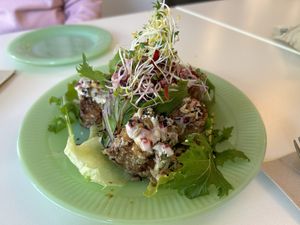 Fried Tofu Japanese style  at F LIFE  in Veldhoven