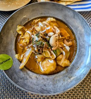 Vegan Massaman Curry at Giggling Squid - St David's in Cardiff
