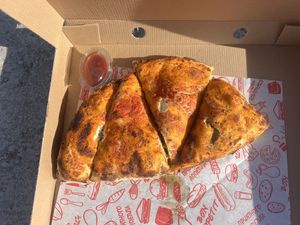 Vegan calzone   at Dilijan Fresh in Dilijan