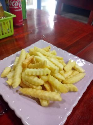 Fries at Grandma's Kitchen in Koh Phangan