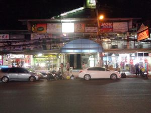 View from the Family Mart on the other side of the street.  at Indian Chimney in Pattaya