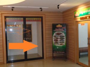 Take door to right. at Indian Chimney in Pattaya