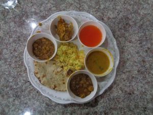 A sampling of some of the dishes to choose from.  at Indian Chimney in Pattaya