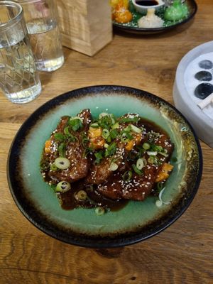 Vegan ribs at Vegan AF Ramen in Brno