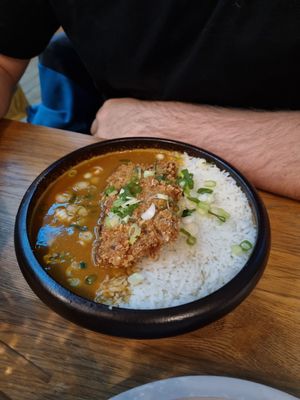 Katsu curry at Vegan AF Ramen in Brno