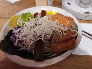 Coriander Inari Madness at Vegan AF Ramen in Brno