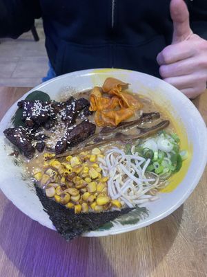 Bbq #Veganuary at Vegan AF Ramen in Brno