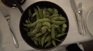Edamame .  at Vox Restaurant & Bar in Berlin