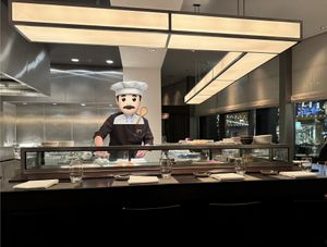 Cooking/preparing area.  at Vox Restaurant & Bar in Berlin