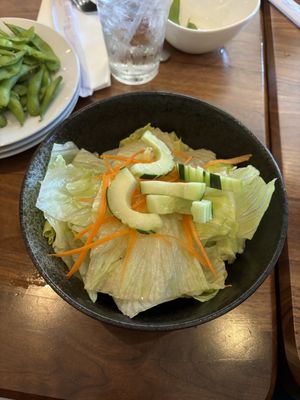 double side salad that comes w the hibachi   at Maki Hibachi in Orlando