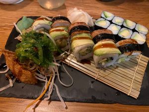 Vegan sushi special called “Zen”  at Deli Dojo in Idstein