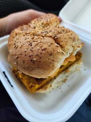 Breakfast sandwich at Hydra Coffeehouse in Rochester