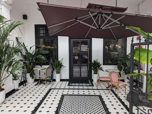 Patio at Kunthaville in Central Singapore