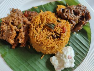 Briyani $24 at Kunthaville in Central Singapore