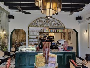 restaurant interior at Kunthaville in Central Singapore