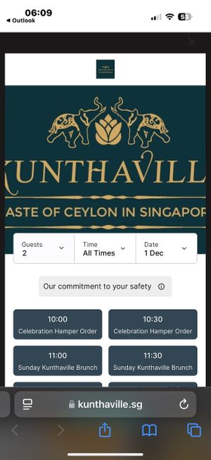   at Kunthaville in Central Singapore