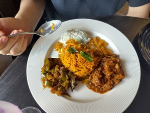 Biryani at Kunthaville in Central Singapore